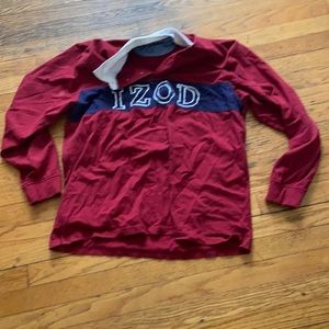 Izod long sleeve polo
